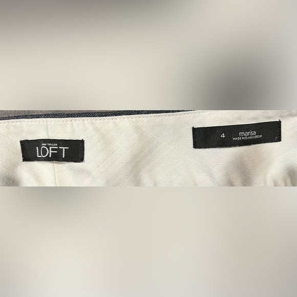 Ann Taylor loft Marisa Grey Pants size 4 - Picture 5 of 6